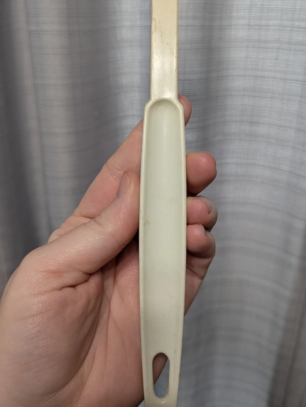 VTG Ecko Ladle Kitchen Utensil Double Pour Spout Beige USA Made